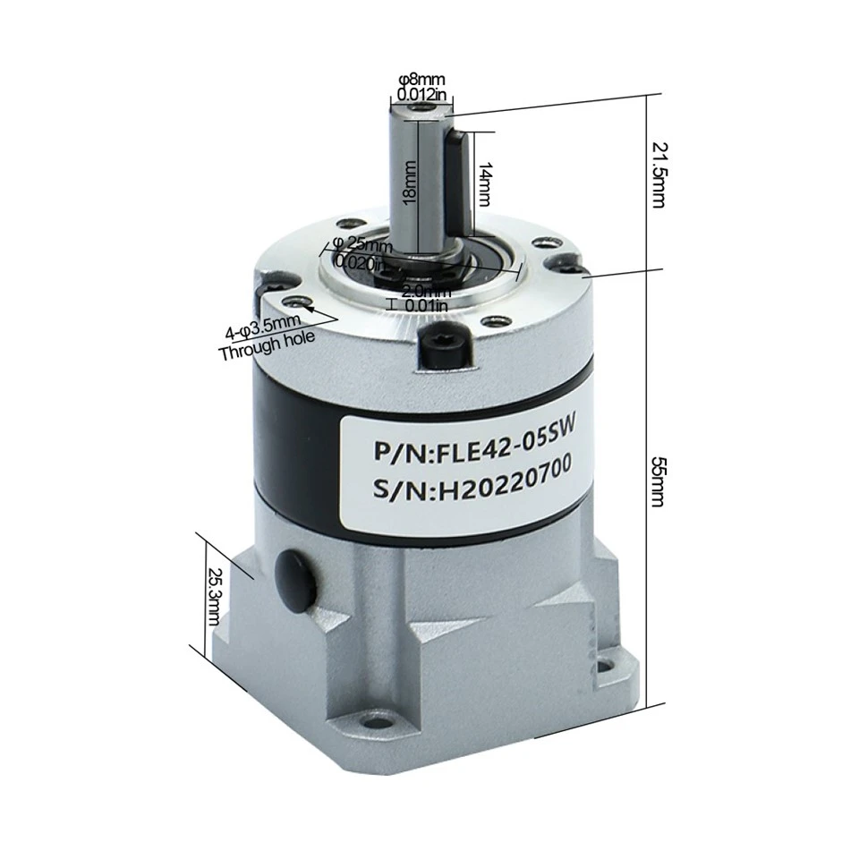FLE42 Mini Planetary Gearbox For 42 mm Stepper Motors best