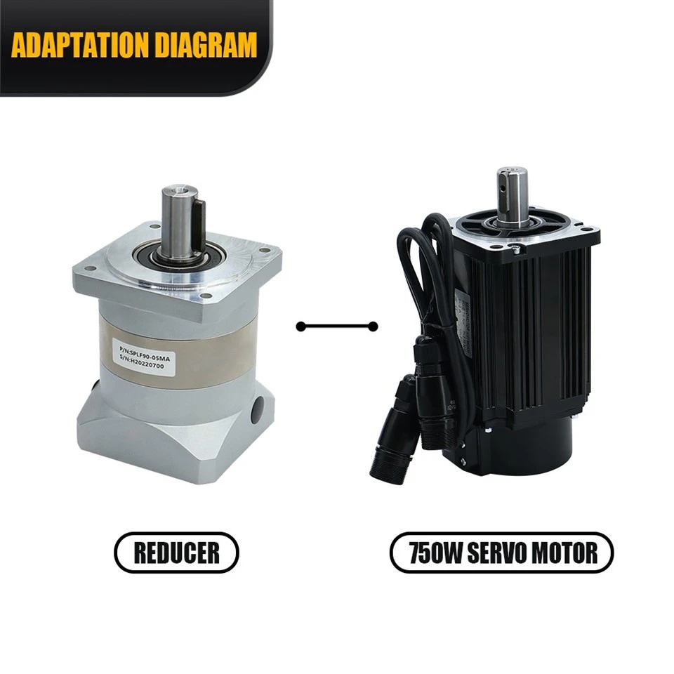 SPLF90 Epicyclic Planetary Gearbox For 750 W Servo Motors high quality
